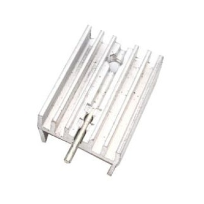 Heatsink 15x10x22mm aluminium met pin voor TO-220